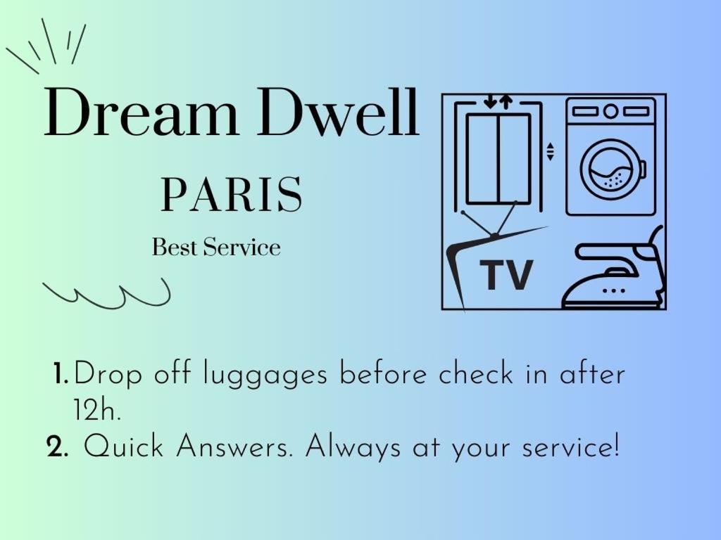 Dream Dwell Paris-Eiffel Tower Mirabeau Bridge Cozy Home In The 16Th District Париж Екстер'єр фото